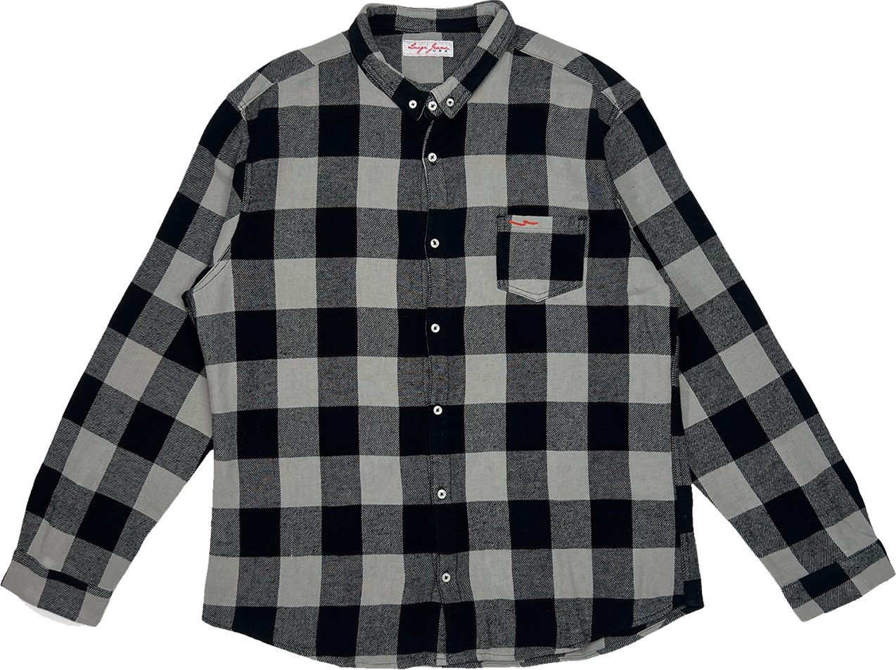 Grey Checkered Flannel – LuigiJeansUSA